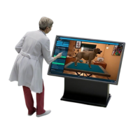 Виртуальный учебный комплекс «Процедурный тренажер ветеринарного врача». Комплектация интерактивный стол - «globural.ru» - Лангепас