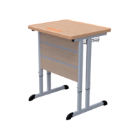 Стол ученический одноместный на плоскоовальной трубе 3-7 гр.р. - «globural.ru» - Лангепас