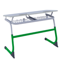 Парта двухместная Smarty регулируемая по высоте с углом наклона столешницы - «globural.ru» - Лангепас