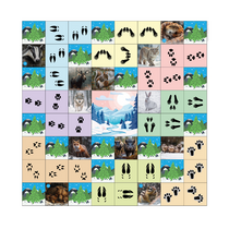 Коврик для логобота Пчелка "Следы животных" - «globural.ru» - Лангепас