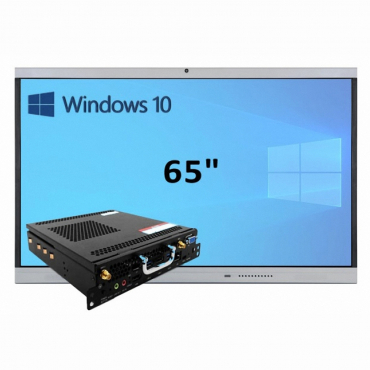 Интерактивная панель 65" (встроенный ПК Win10, Intel i5) - «globural.ru» - Лангепас